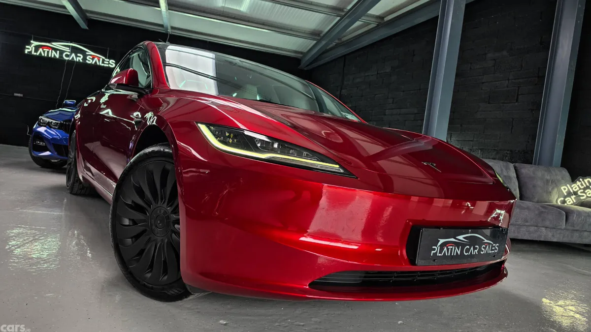 Tesla Model 3 Saloon, Electric, 2024, Red