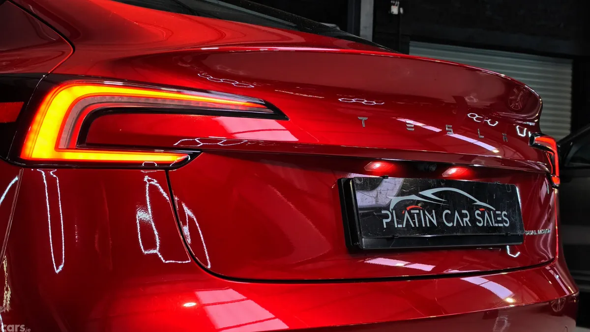 Tesla Model 3 Saloon, Electric, 2024, Red