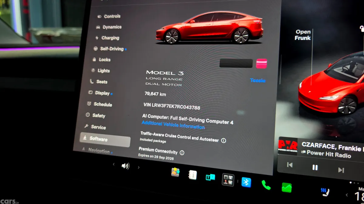 Tesla Model 3 Saloon, Electric, 2024, Red