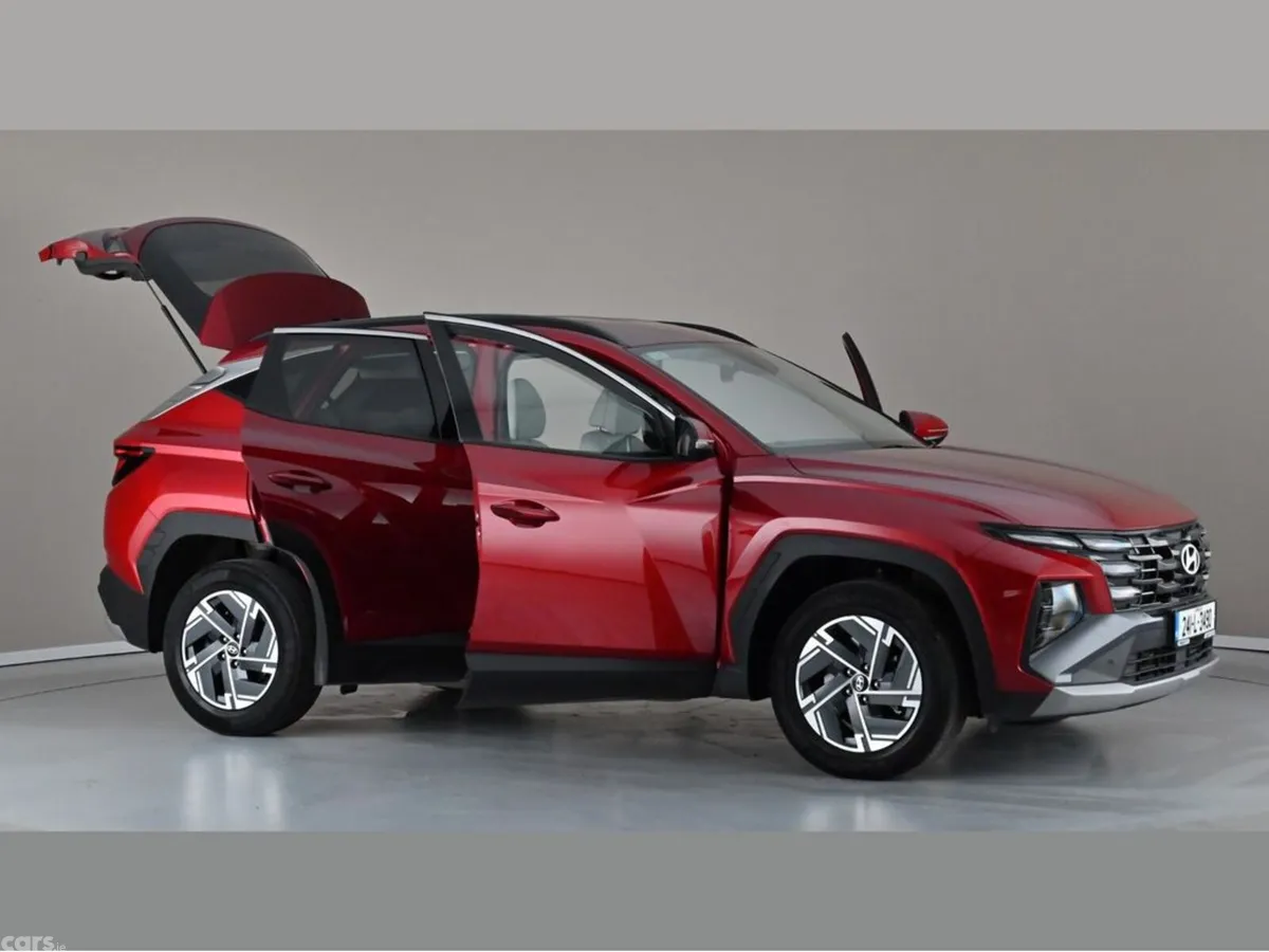 Hyundai Tucson SUV, Petrol Hybrid, 2024, Red