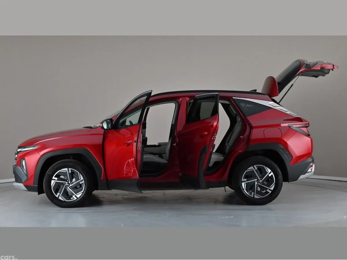 Hyundai Tucson SUV, Petrol Hybrid, 2024, Red