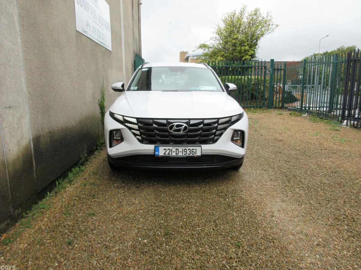 Hyundai Tucson SUV, Petrol Hybrid, 2022, White