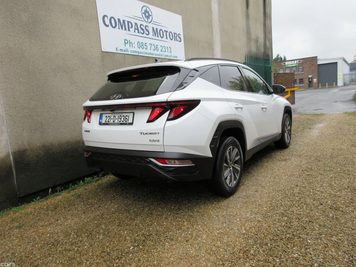 Hyundai Tucson SUV, Petrol Hybrid, 2022, White