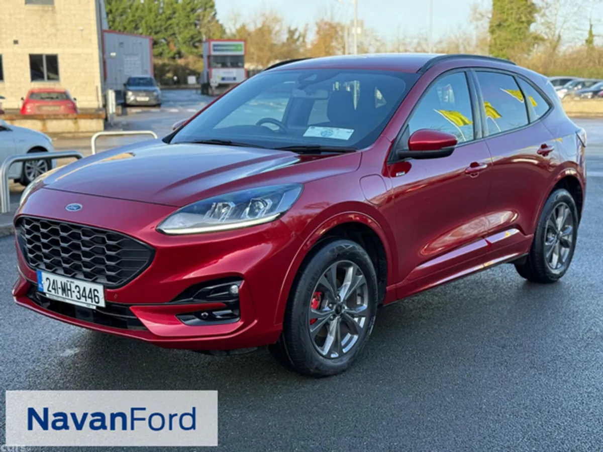 Ford Kuga SUV, Petrol Plug-in Hybrid, 2024, Red