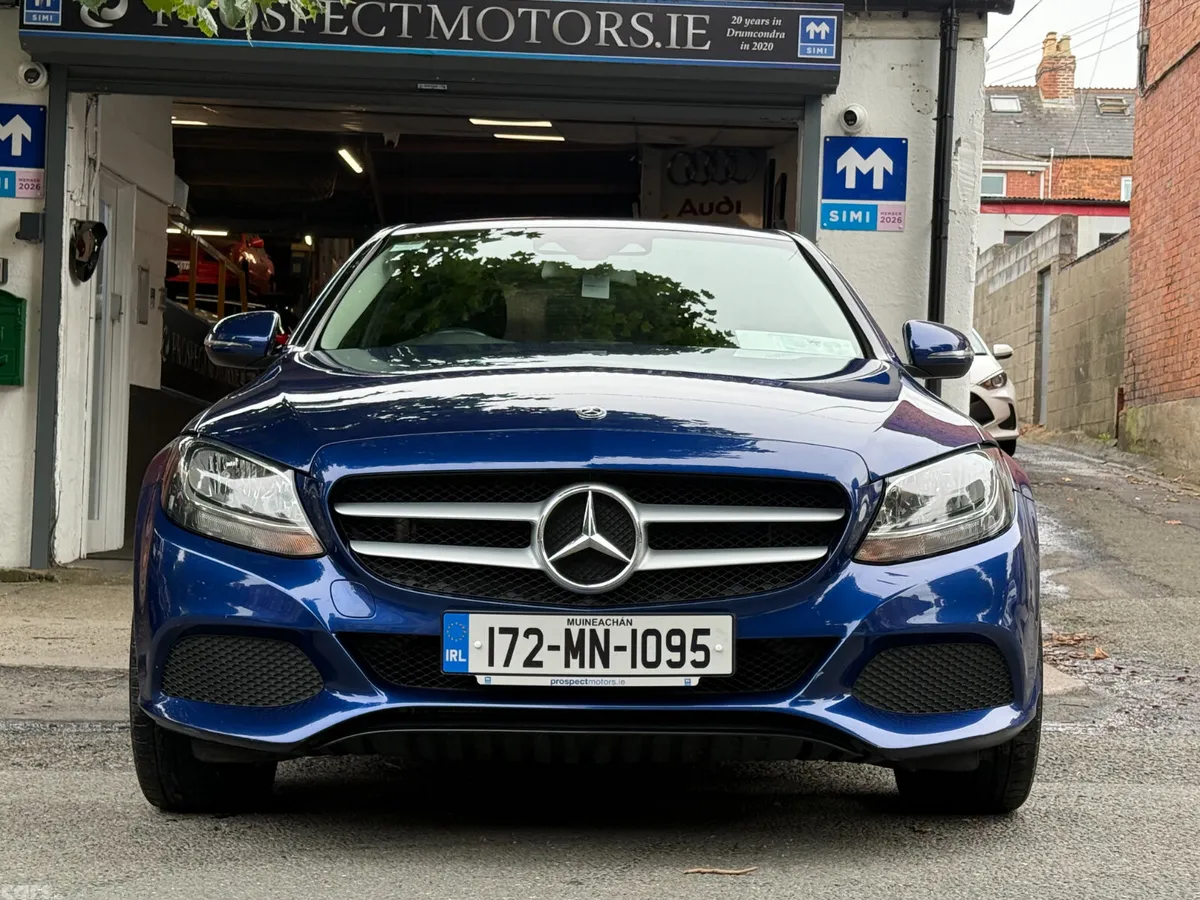 Mercedes-Benz C-Class Saloon, Petrol, 2017, Blue