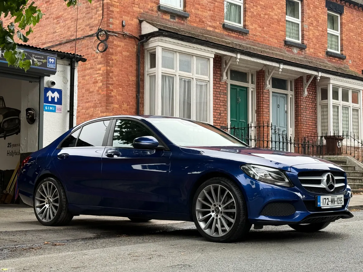 Mercedes-Benz C-Class Saloon, Petrol, 2017, Blue