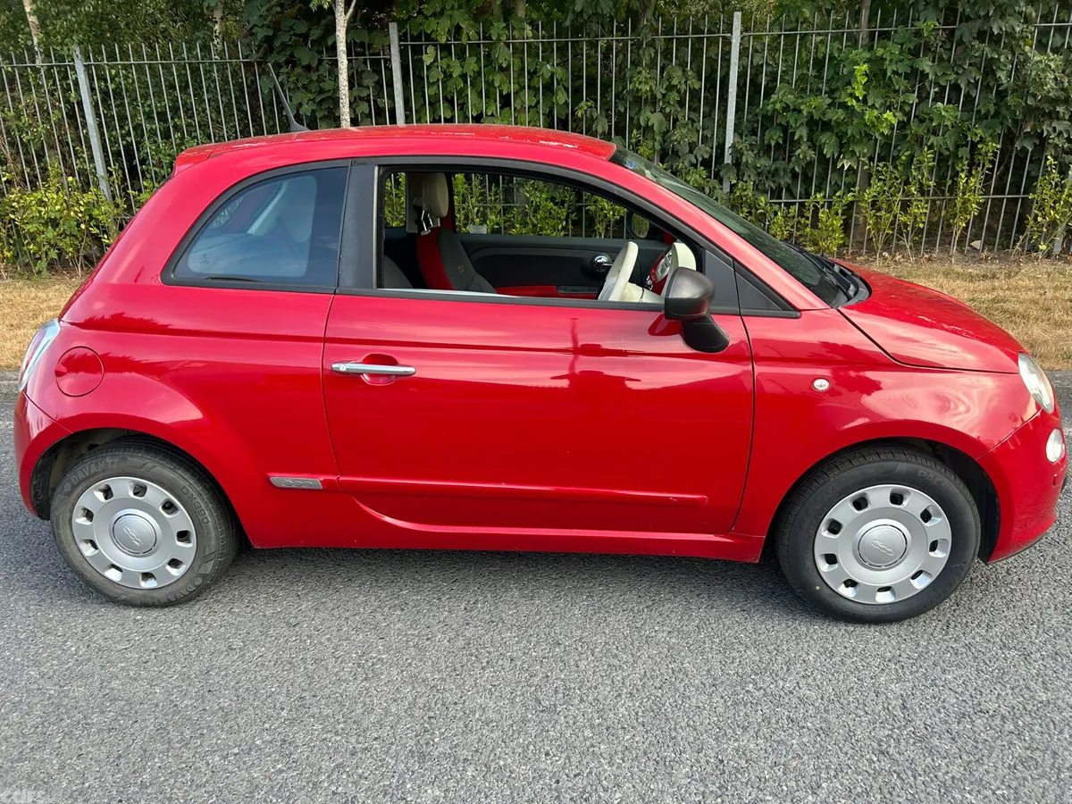 Fiat 500 Hatchback, Petrol, 2015, Red