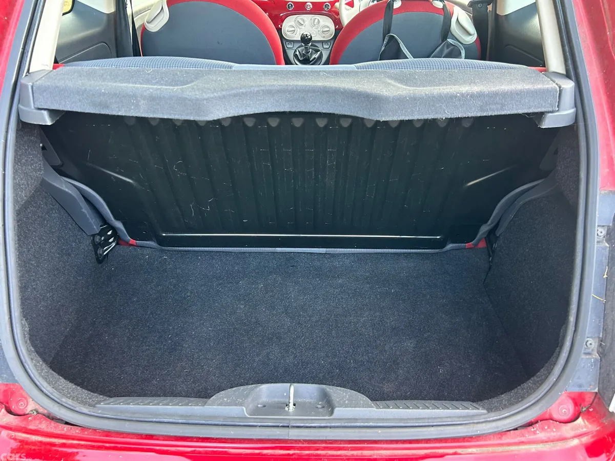 Fiat 500 Hatchback, Petrol, 2015, Red