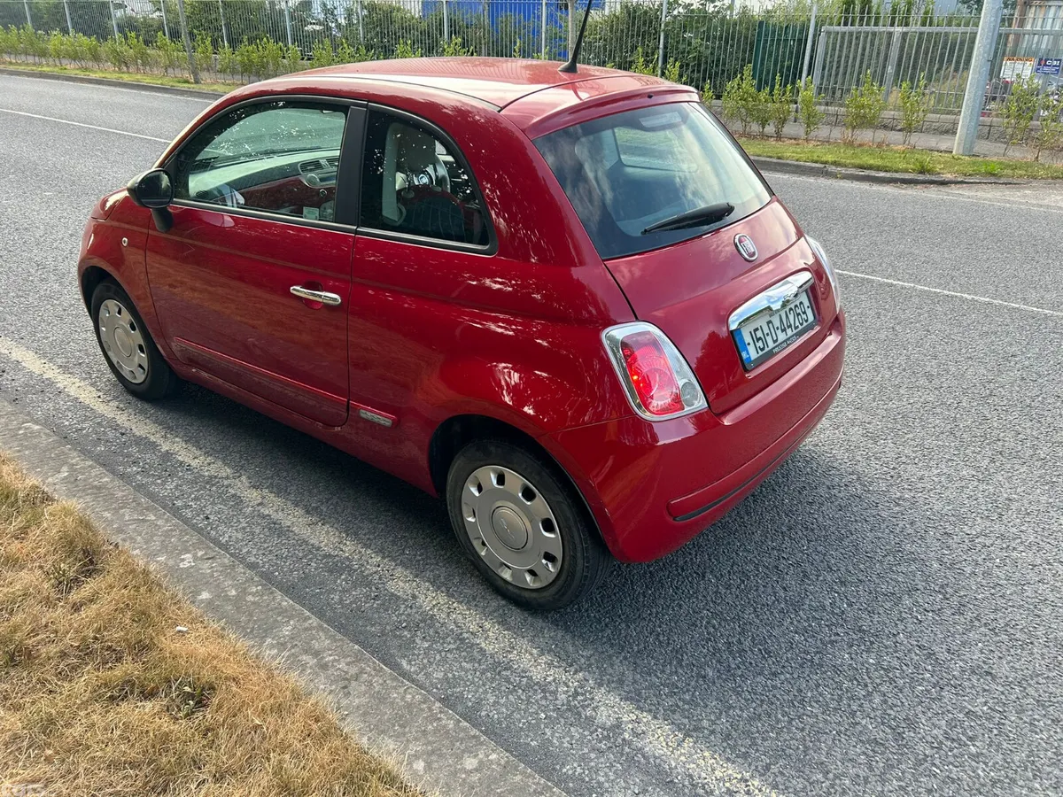 Fiat 500 Hatchback, Petrol, 2015, Red