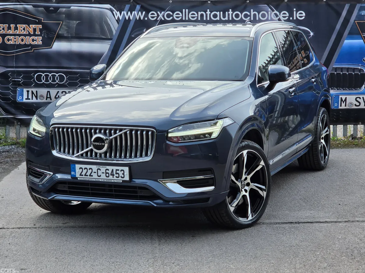 Volvo XC90 SUV, Petrol Plug-in Hybrid, 2022, Blue