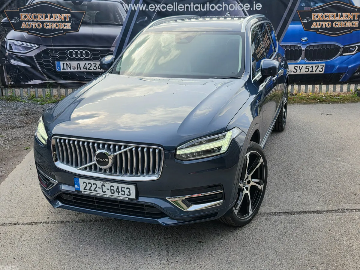 Volvo XC90 SUV, Petrol Plug-in Hybrid, 2022, Blue