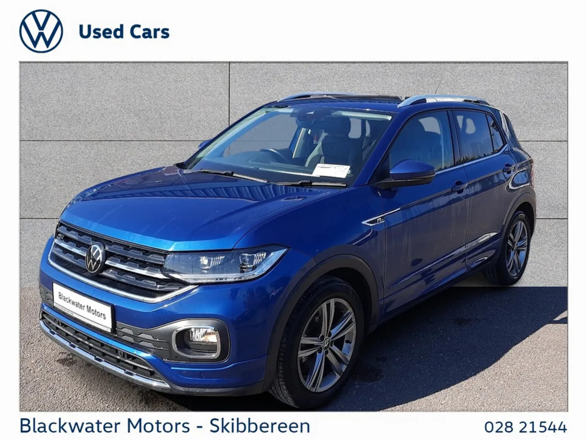 Volkswagen T-Cross Hatchback, Petrol, 2023, Blue
