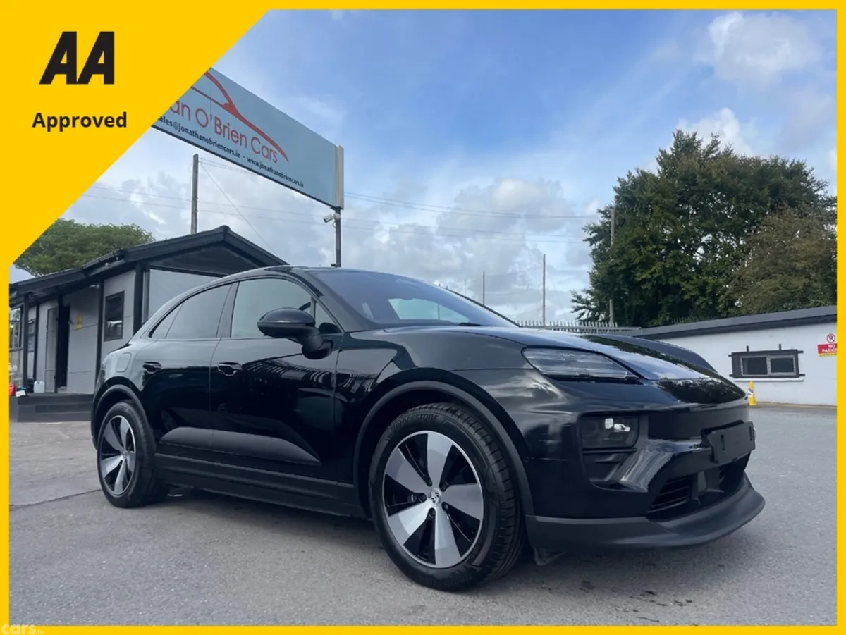 Porsche Macan SUV, Electric, 2024, Black