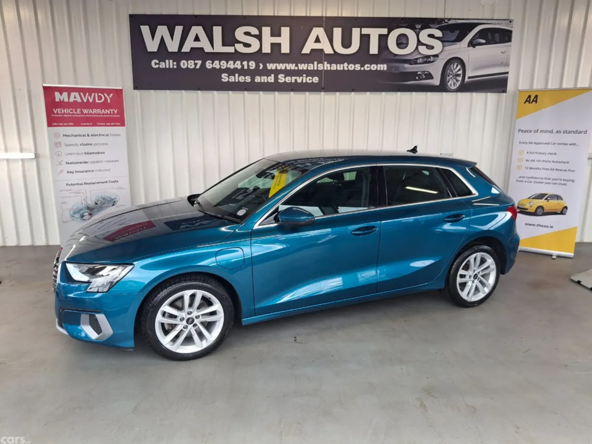 Audi A3 Hatchback, Petrol Plug-in Hybrid, 2023, Blue