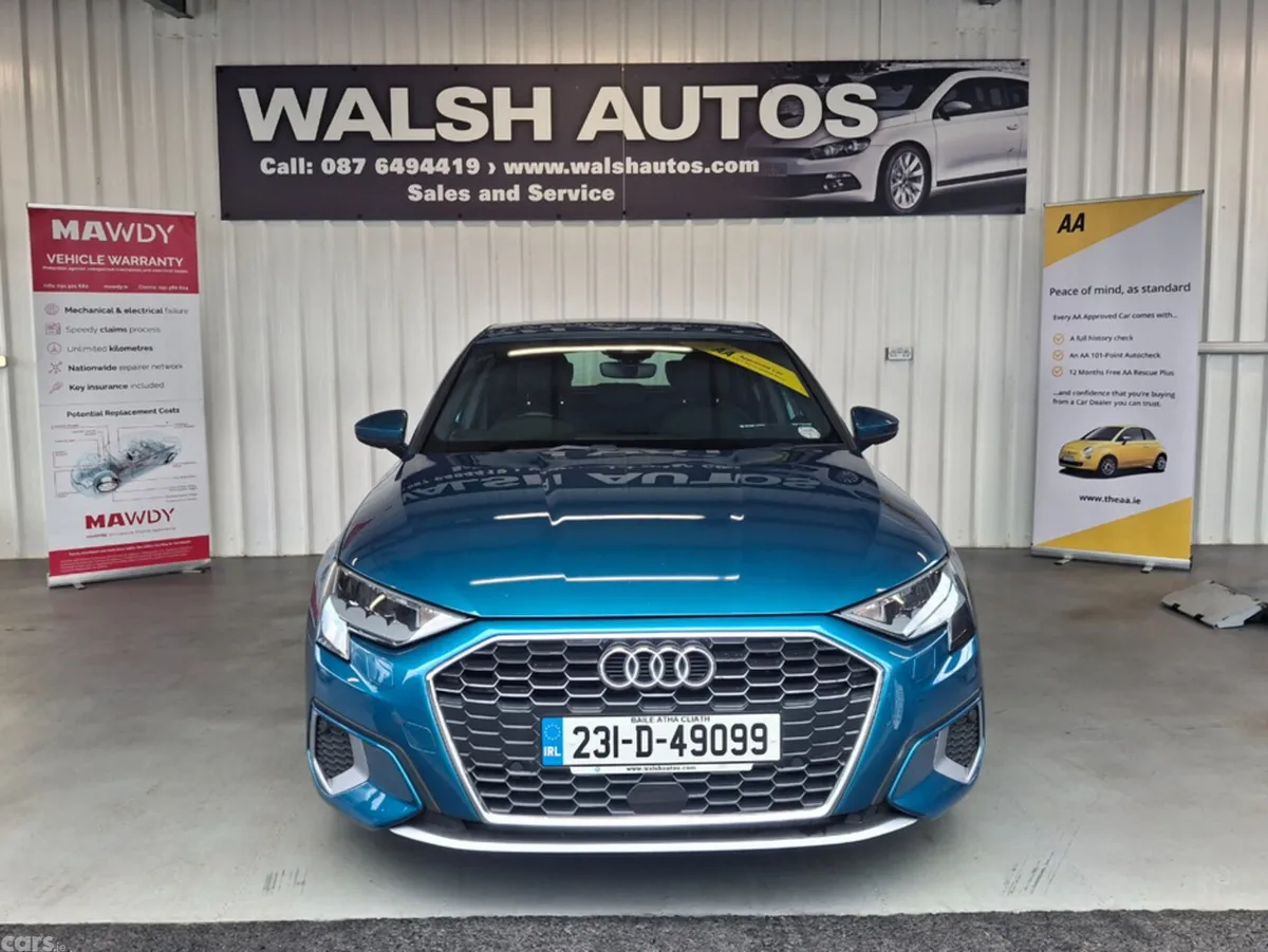 Audi A3 Hatchback, Petrol Plug-in Hybrid, 2023, Blue
