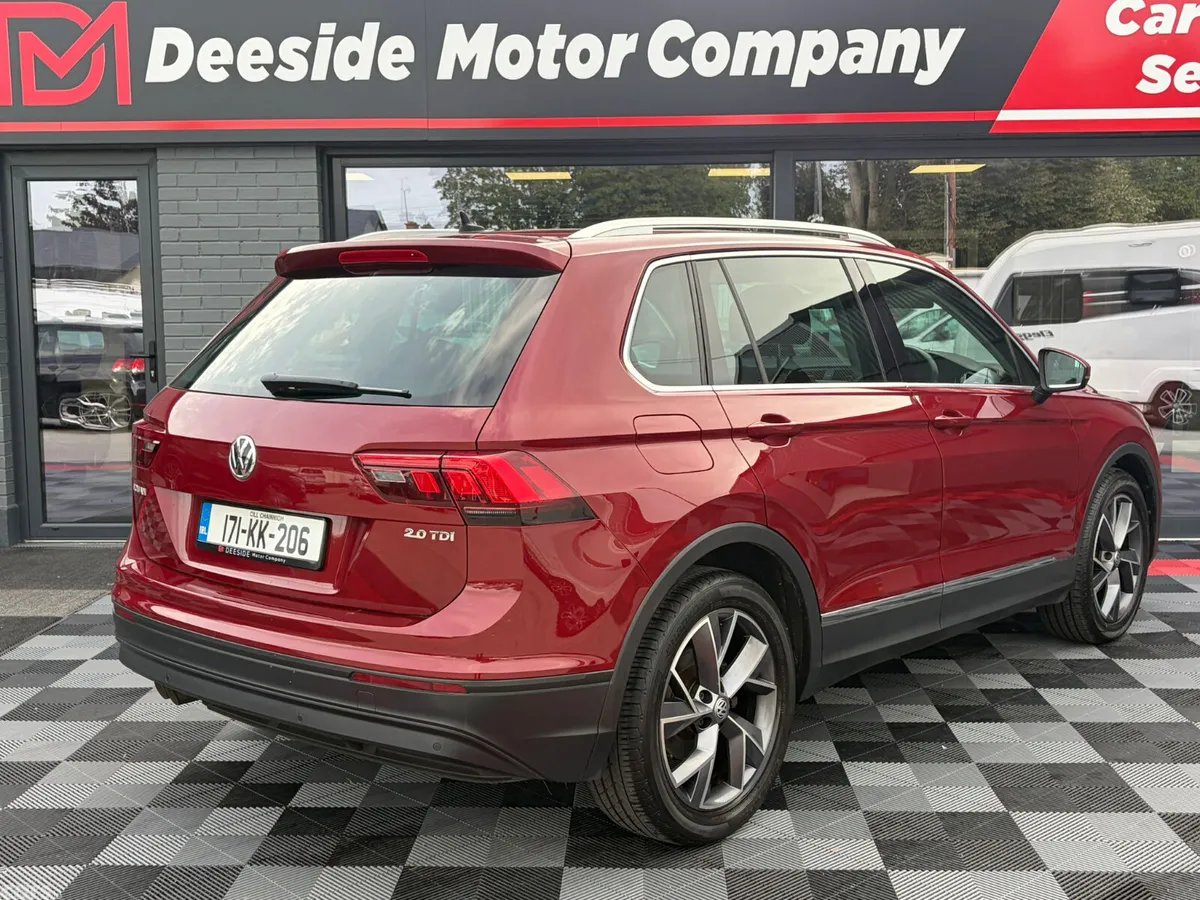 Volkswagen Tiguan SUV, Diesel, 2017, Red