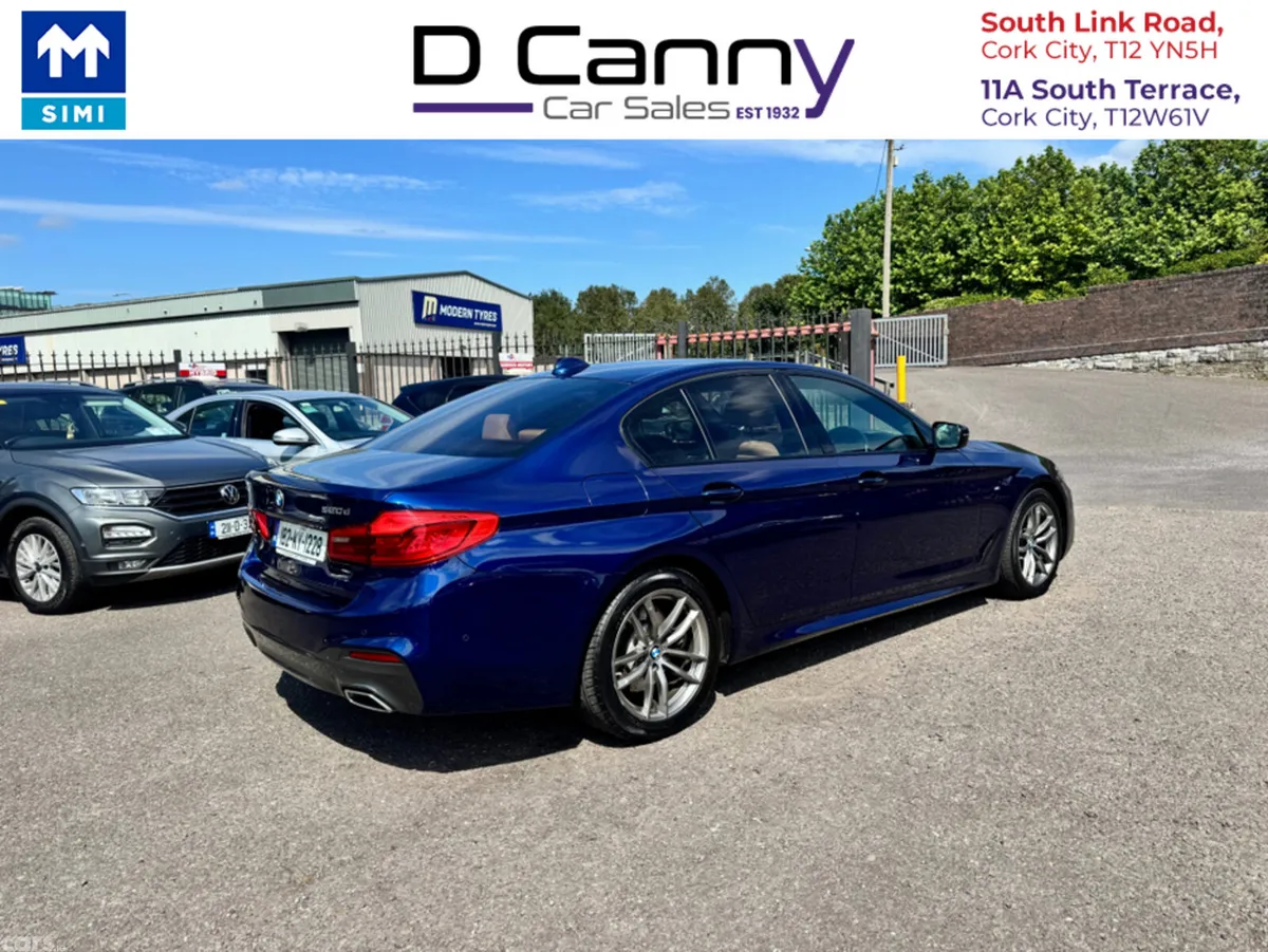 BMW 5-Series Saloon, Diesel, 2018, Blue