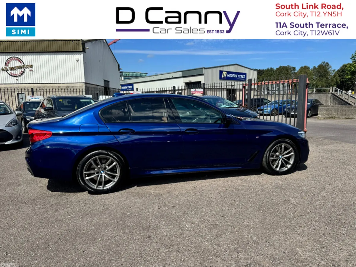BMW 5-Series Saloon, Diesel, 2018, Blue