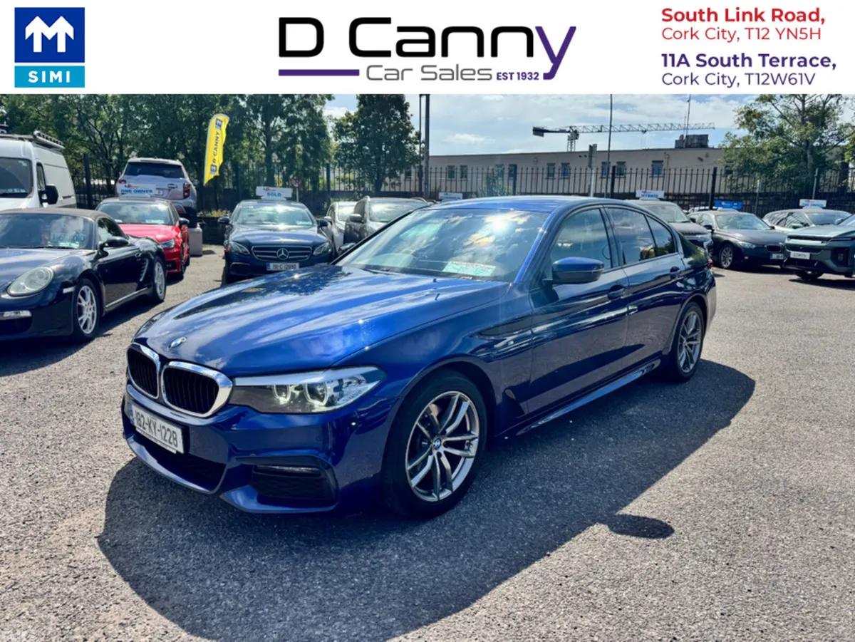BMW 5-Series Saloon, Diesel, 2018, Blue