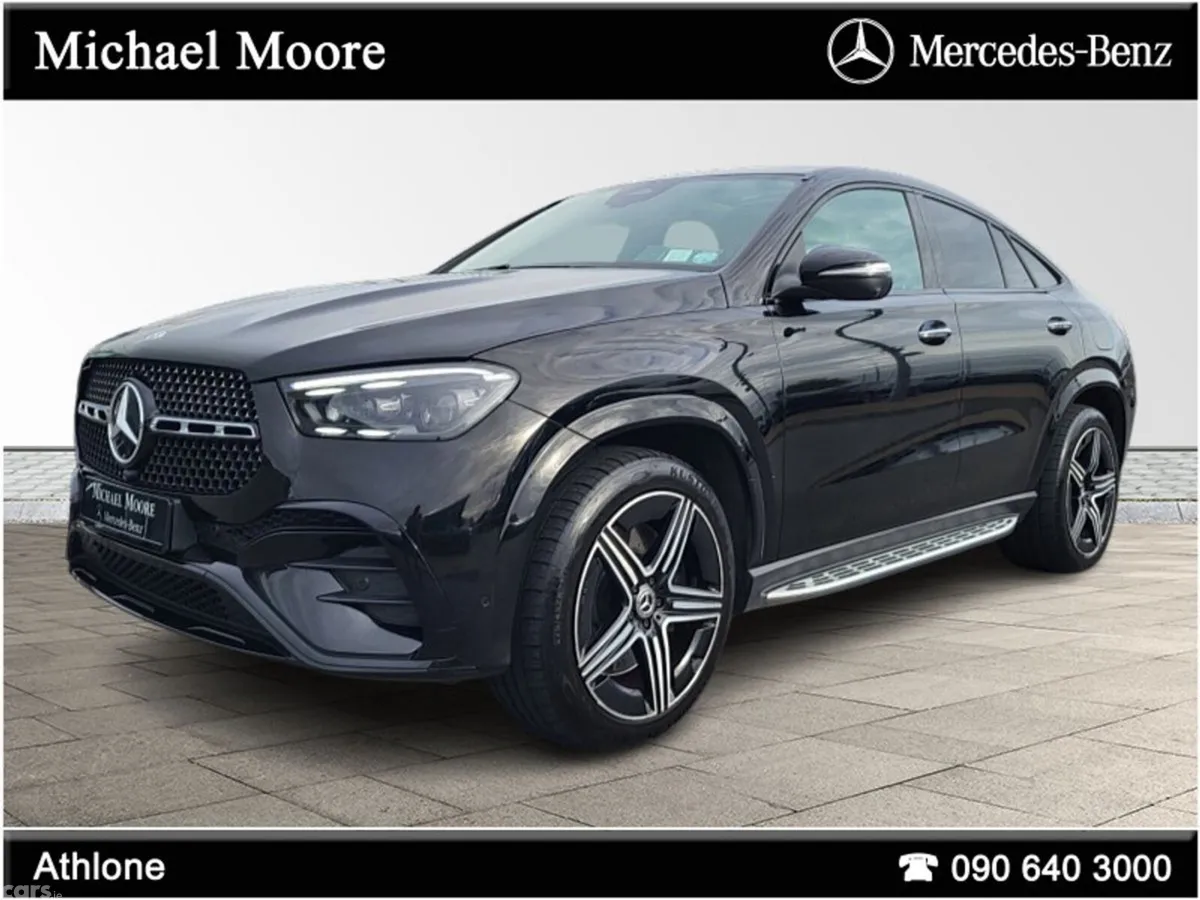 Mercedes-Benz GLE SUV, Diesel Plug-in Hybrid, 2024, Black