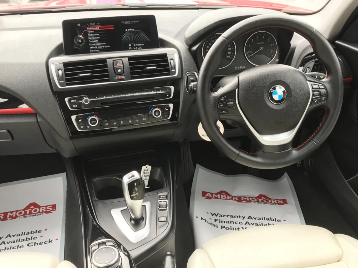 BMW 1-Series Hatchback, Petrol, 2015, Red