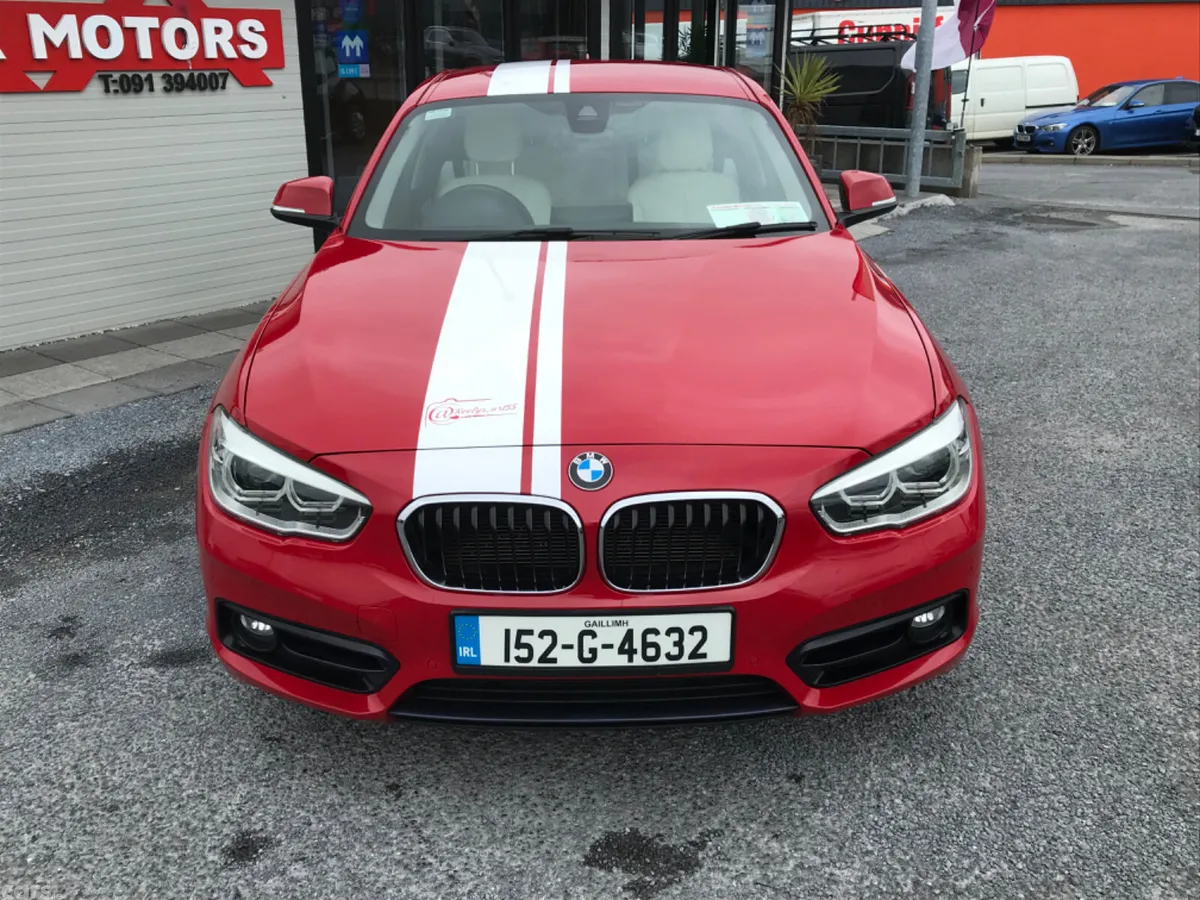 BMW 1-Series Hatchback, Petrol, 2015, Red