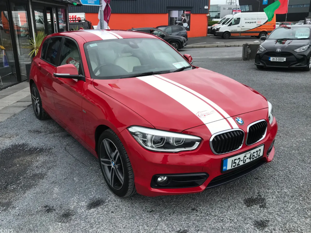 BMW 1-Series Hatchback, Petrol, 2015, Red