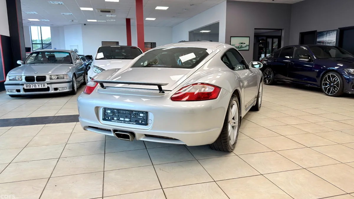 Porsche Cayman Coupe, Petrol, 2008, Silver