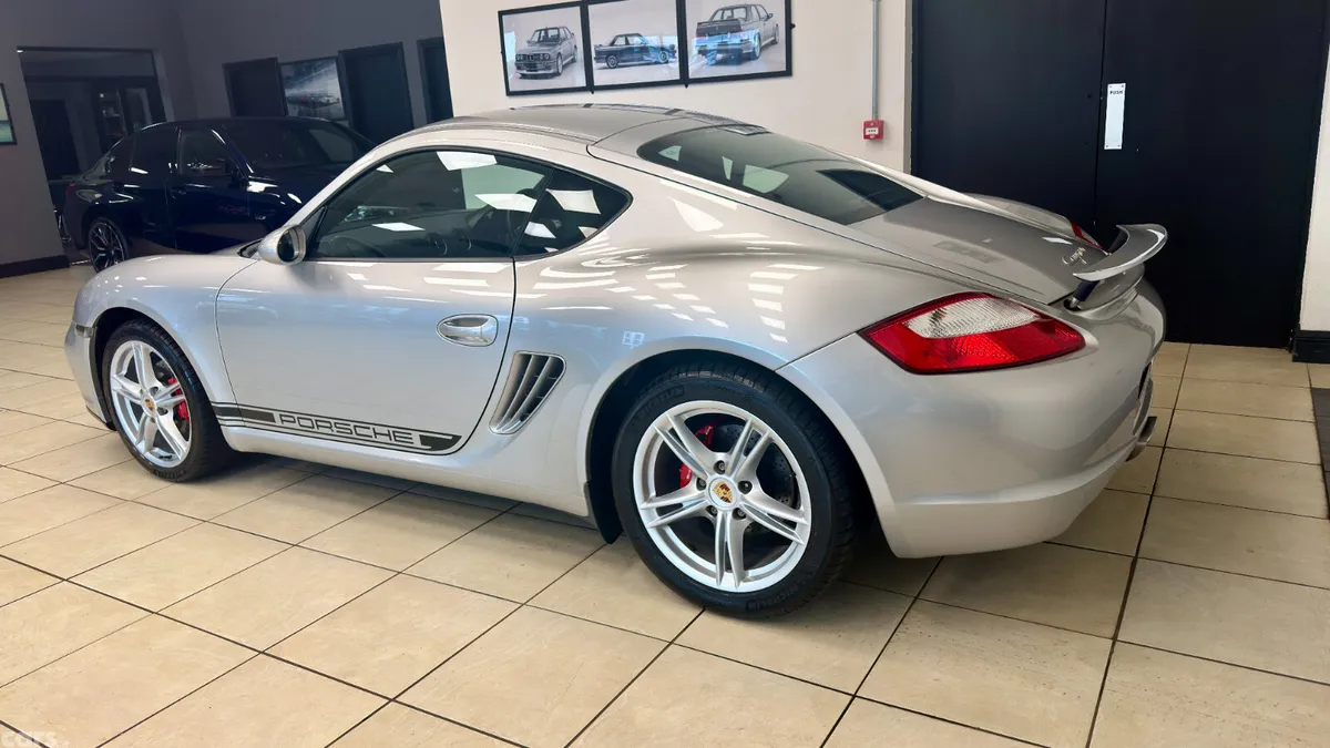 Porsche Cayman Coupe, Petrol, 2008, Silver