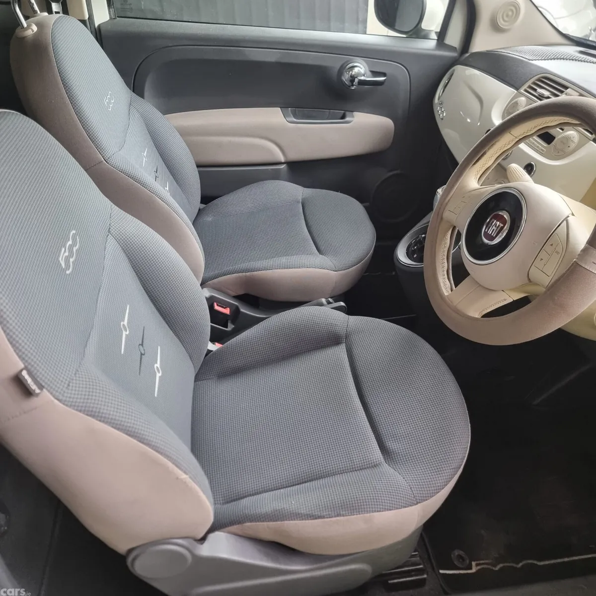 Fiat 500 Hatchback, Petrol, 2016, White
