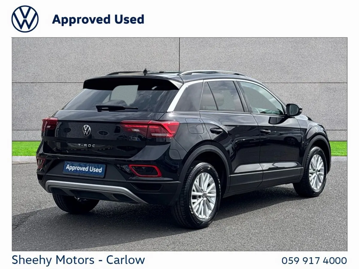 Volkswagen T-Roc SUV, Petrol, 2023, Black