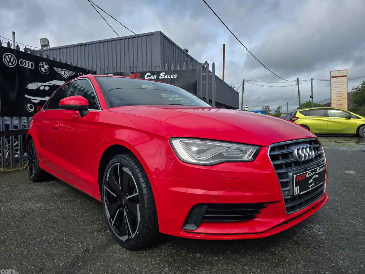 Audi A3 Saloon, Petrol, 2015, Red