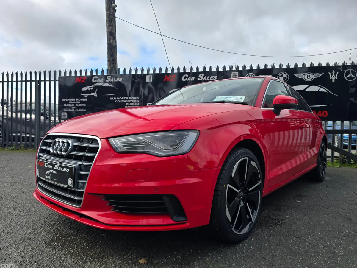 Audi A3 Saloon, Petrol, 2015, Red