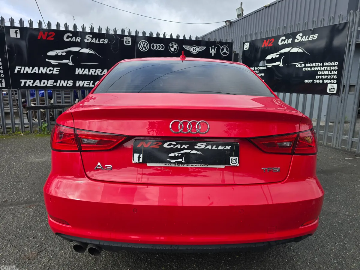 Audi A3 Saloon, Petrol, 2015, Red