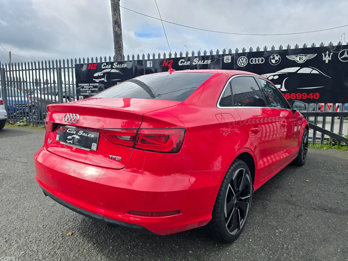 Audi A3 Saloon, Petrol, 2015, Red