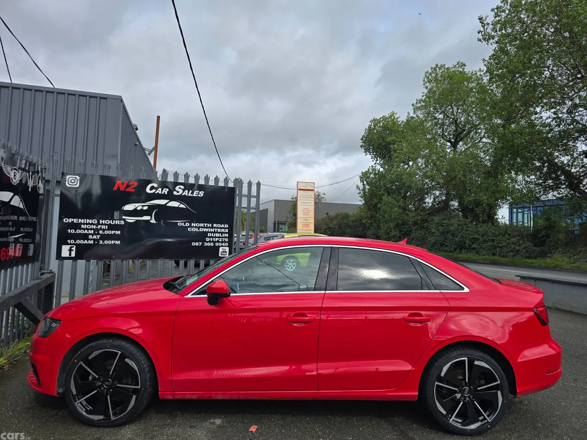 Audi A3 Saloon, Petrol, 2015, Red