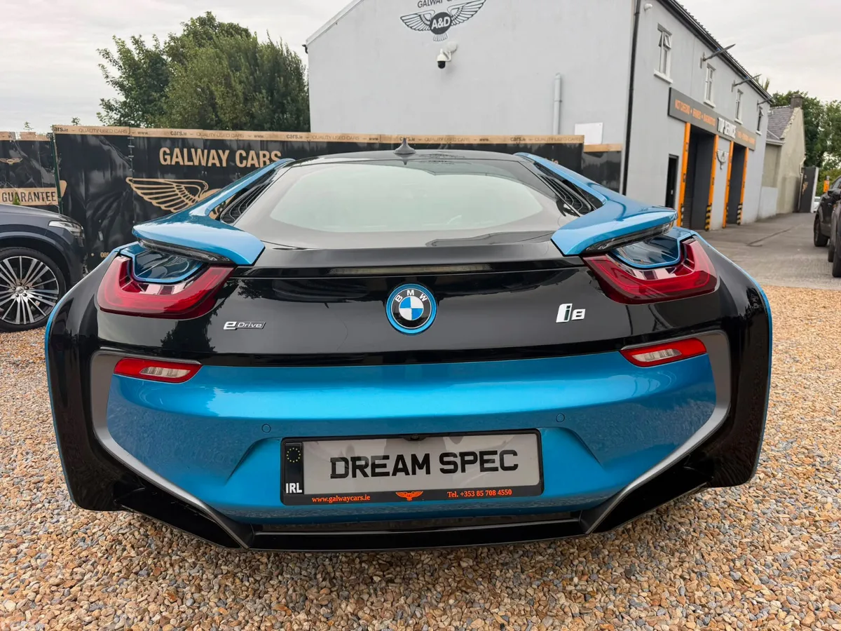 BMW i8 Coupe, Petrol Plug-in Hybrid, 2017, Blue