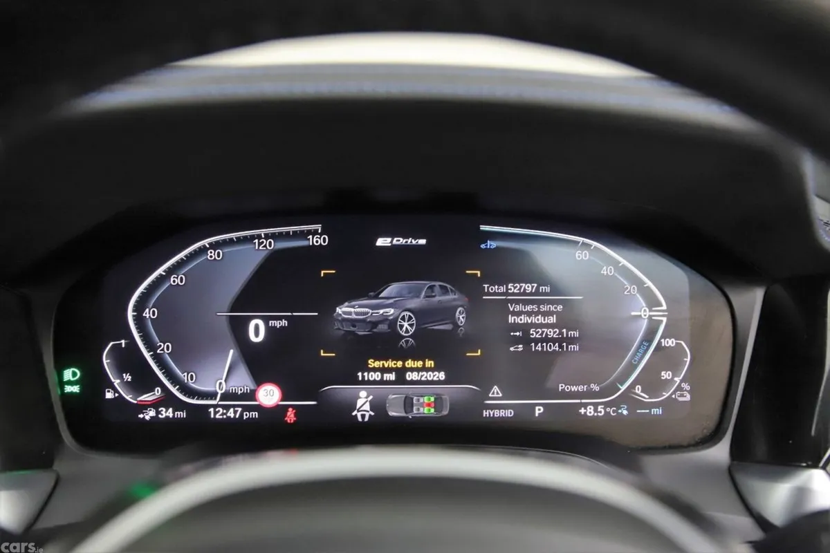 BMW 3-Series Saloon, Petrol Plug-in Hybrid, 2022, Black