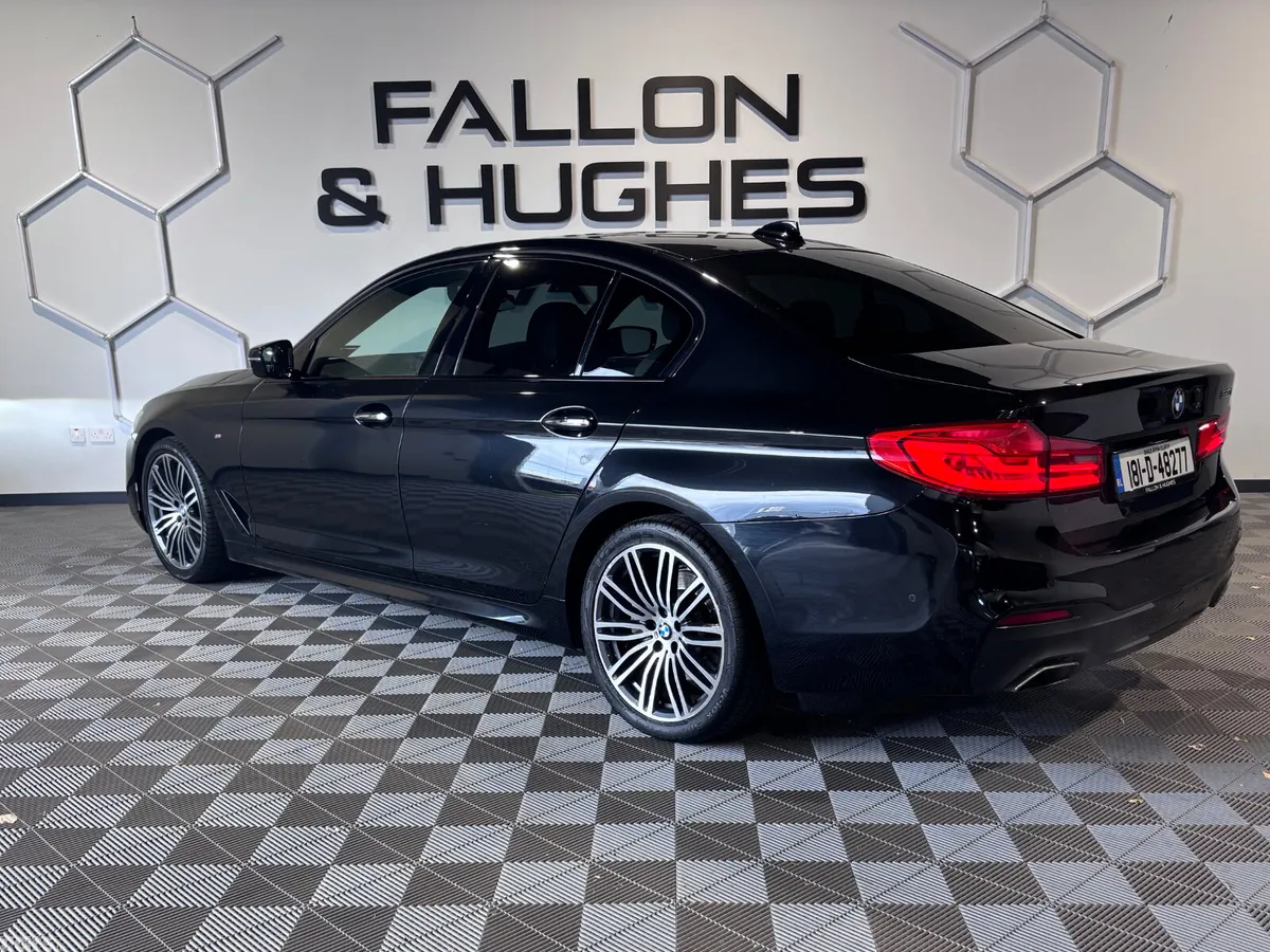 BMW 5-Series Saloon, Petrol, 2018, Black