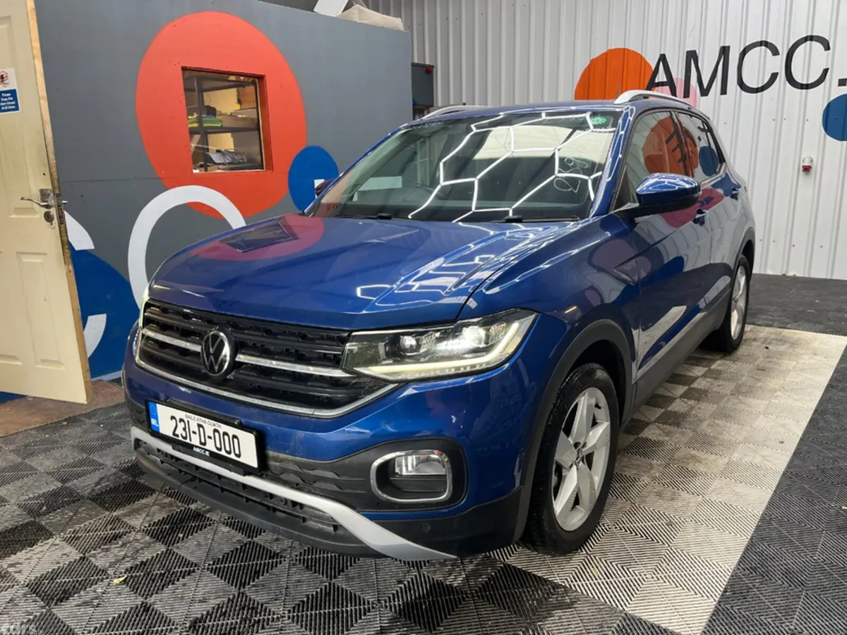 Volkswagen T-Cross SUV, Petrol, 2023, Blue