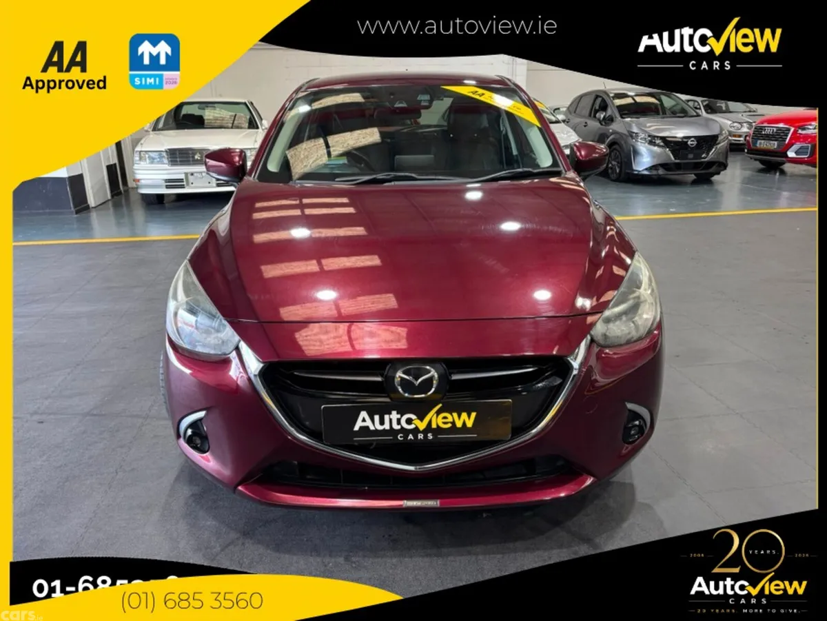 Mazda Demio Hatchback, Diesel, 2016, Red