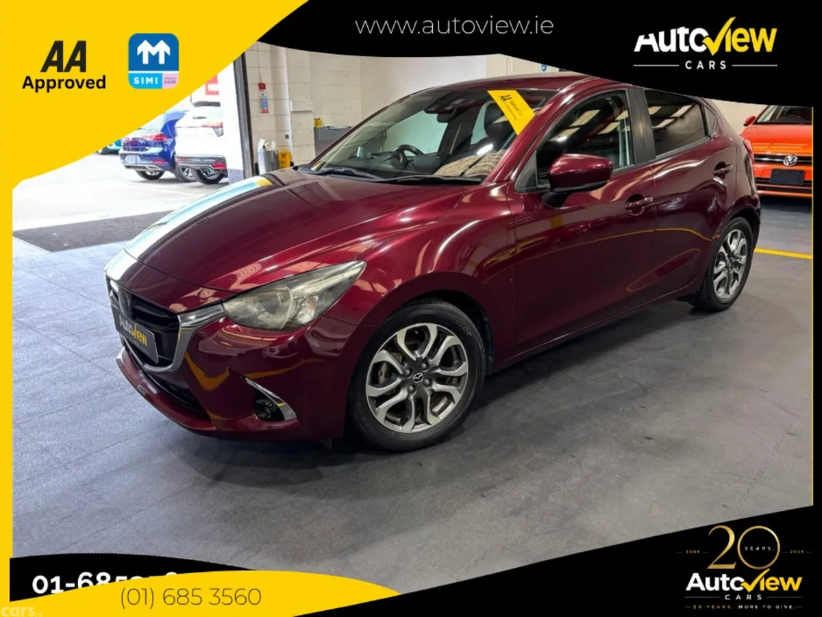 Mazda Demio Hatchback, Diesel, 2016, Red