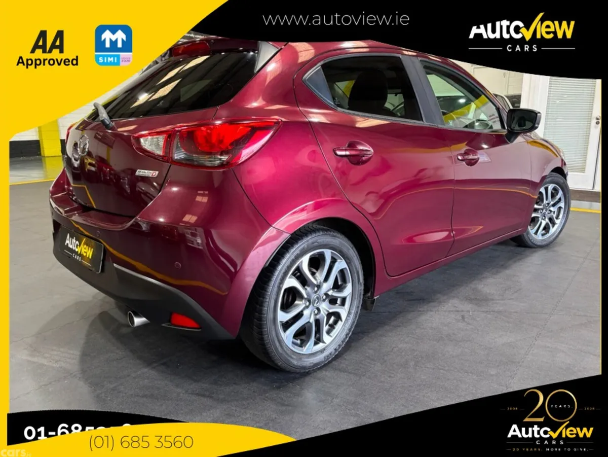 Mazda Demio Hatchback, Diesel, 2016, Red