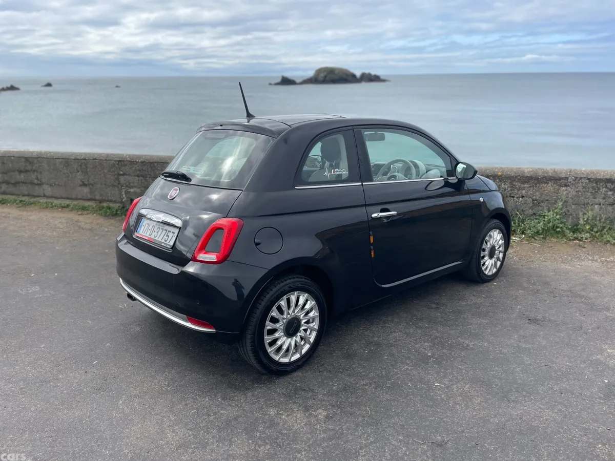 Fiat 500 Hatchback, Petrol, 2017, Black