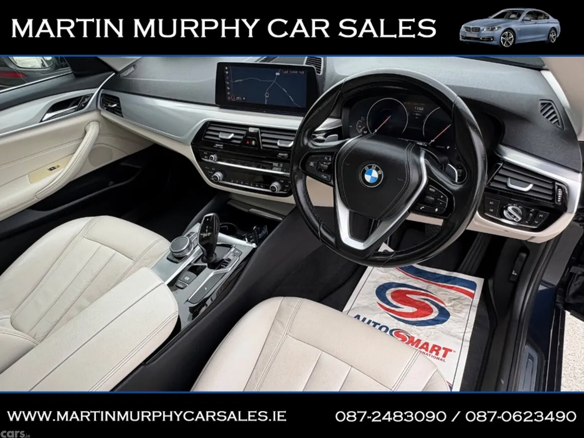 BMW 5-Series Saloon, Diesel, 2019, Blue