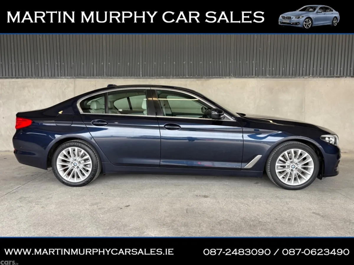 BMW 5-Series Saloon, Diesel, 2019, Blue