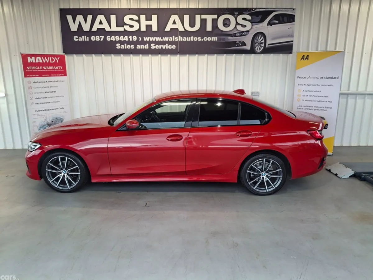 BMW 3-Series Saloon, Diesel, 2019, Red
