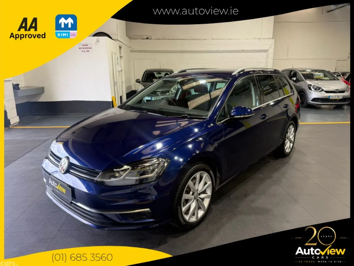 Volkswagen Golf Estate, Petrol, 2018, Blue