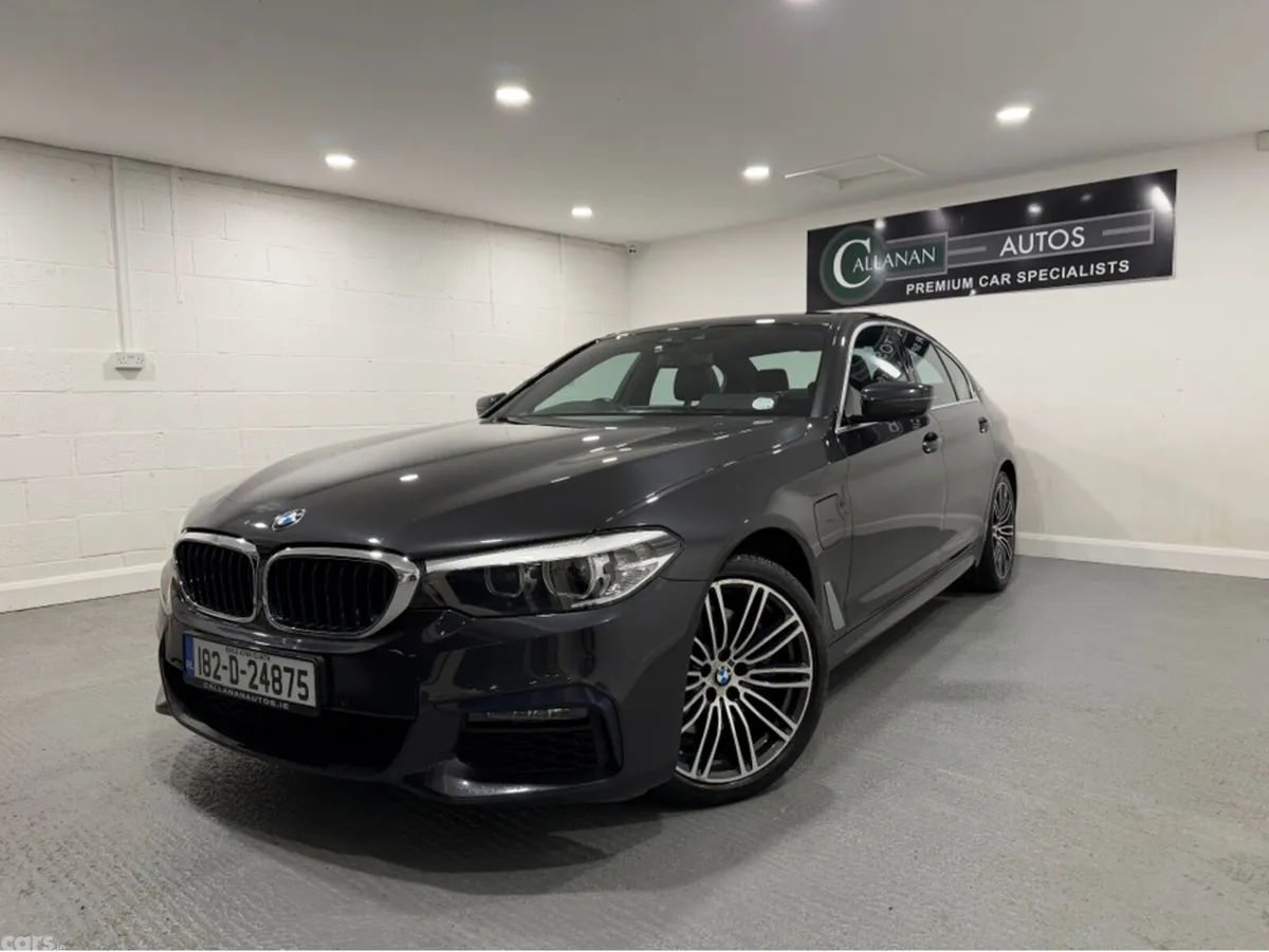 BMW 5-Series Saloon, Petrol Plug-in Hybrid, 2018, Grey