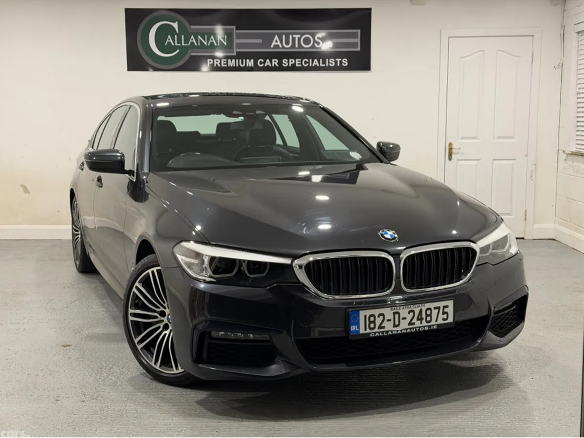 BMW 5-Series Saloon, Petrol Plug-in Hybrid, 2018, Grey